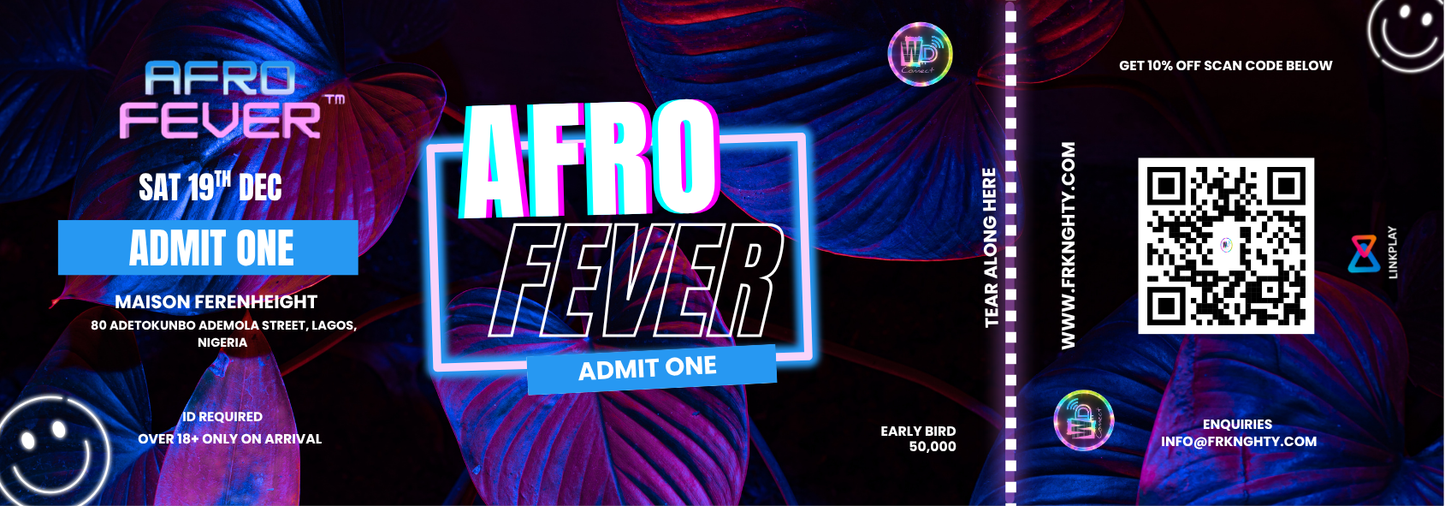 AFROFEVER™ — EARLY BIRD STANDARD