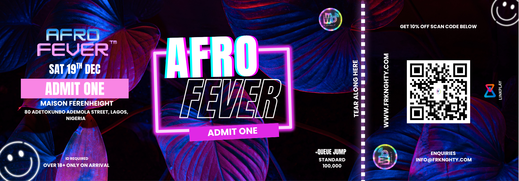 AFROFEVER™ — Standard Entry + (Q-JUMP)