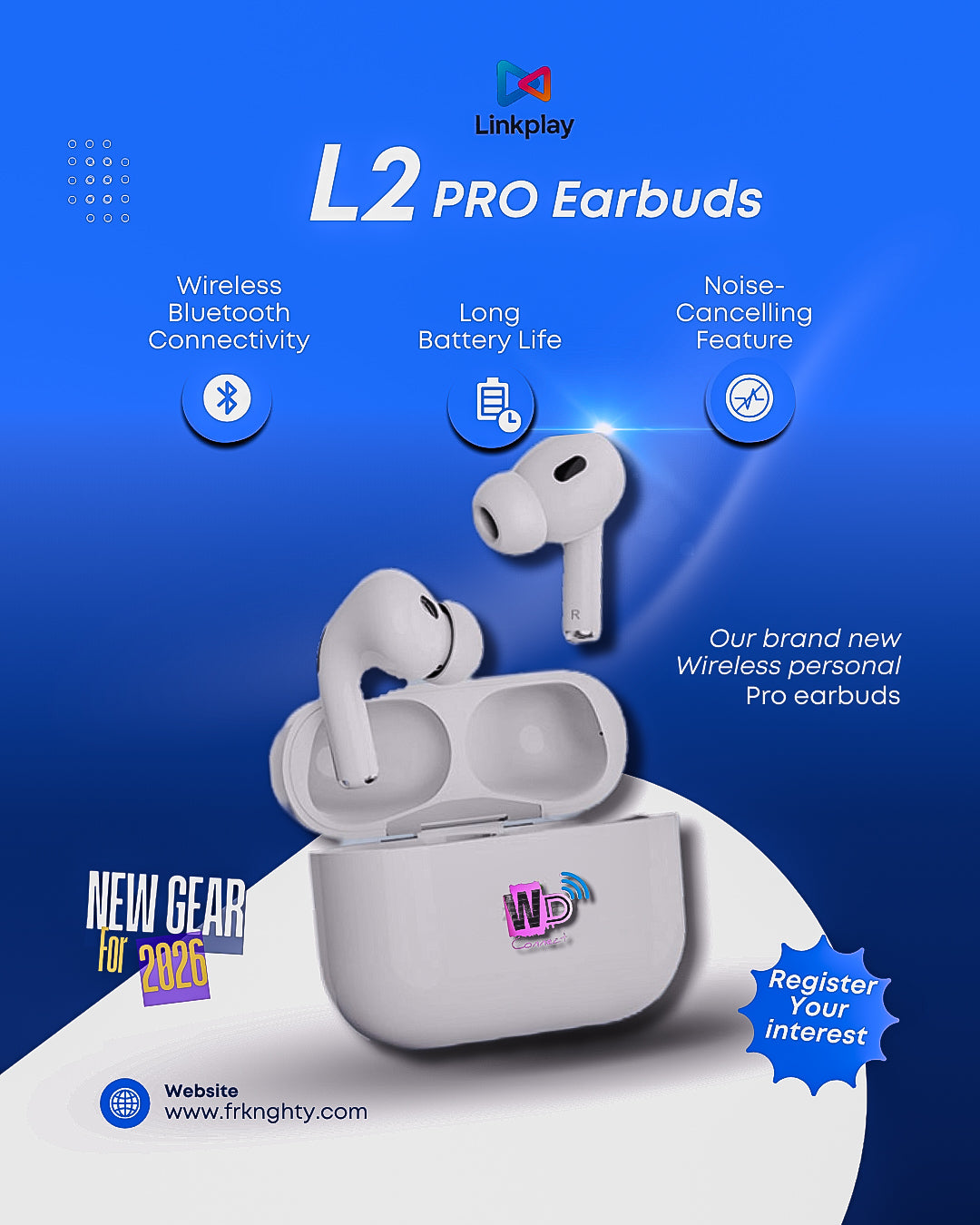 🔊 LinkPlay™ L2 Pro Wireless Eurbuds. Pre-Order