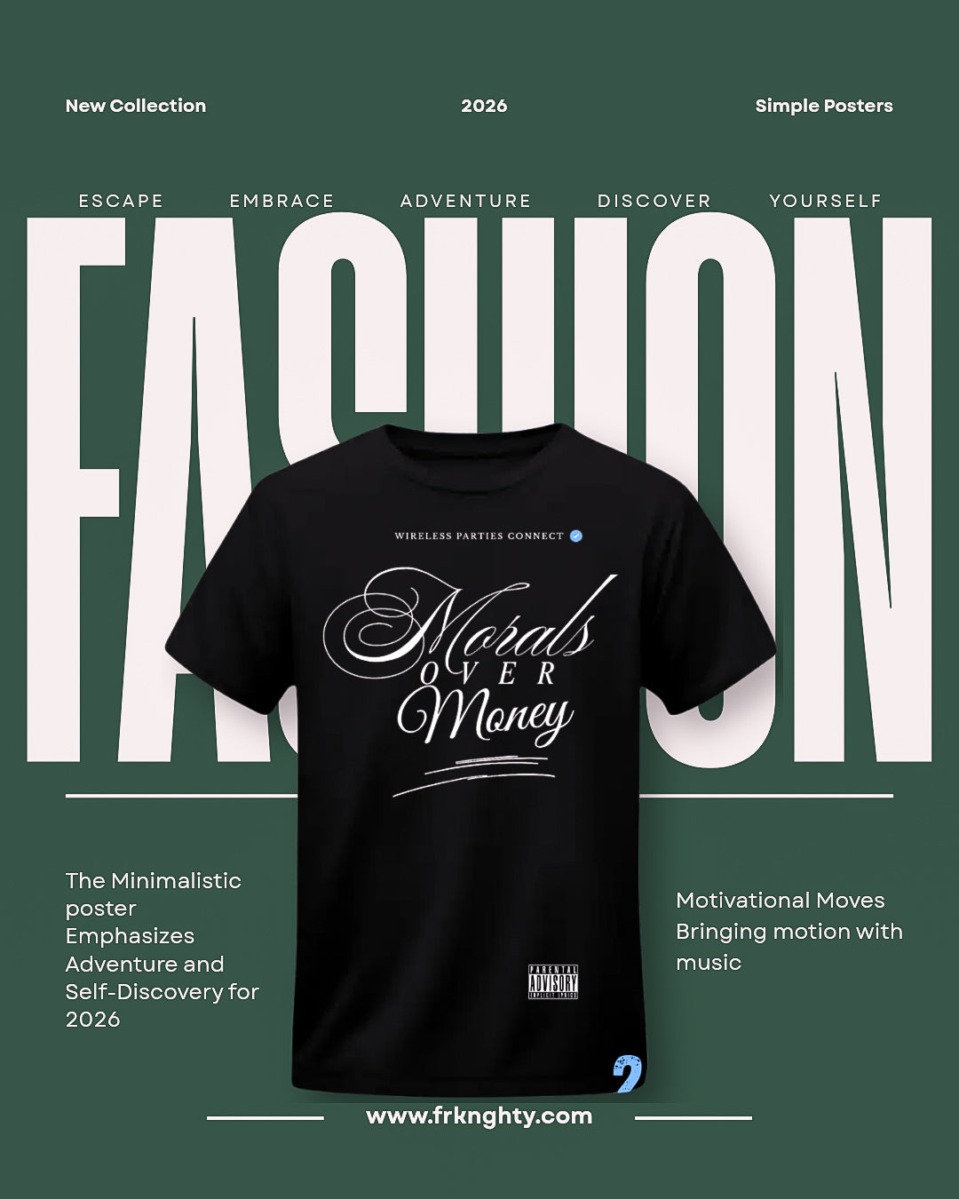 Morals Over Money – Limited Edition Tee